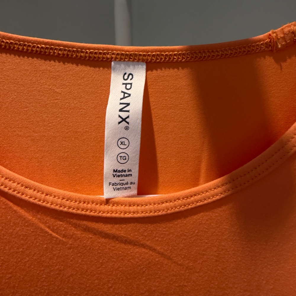 NWT SPANX® Butter Keyhole Tank Size XL Color: Nectarine - Picture 8 of 9